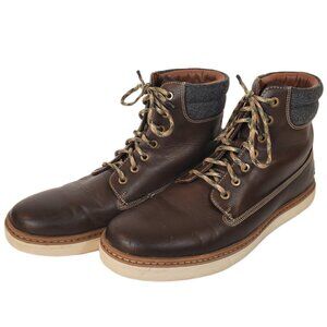 Gap Men’s Brown Faux Leather Ankle Boots Size 11